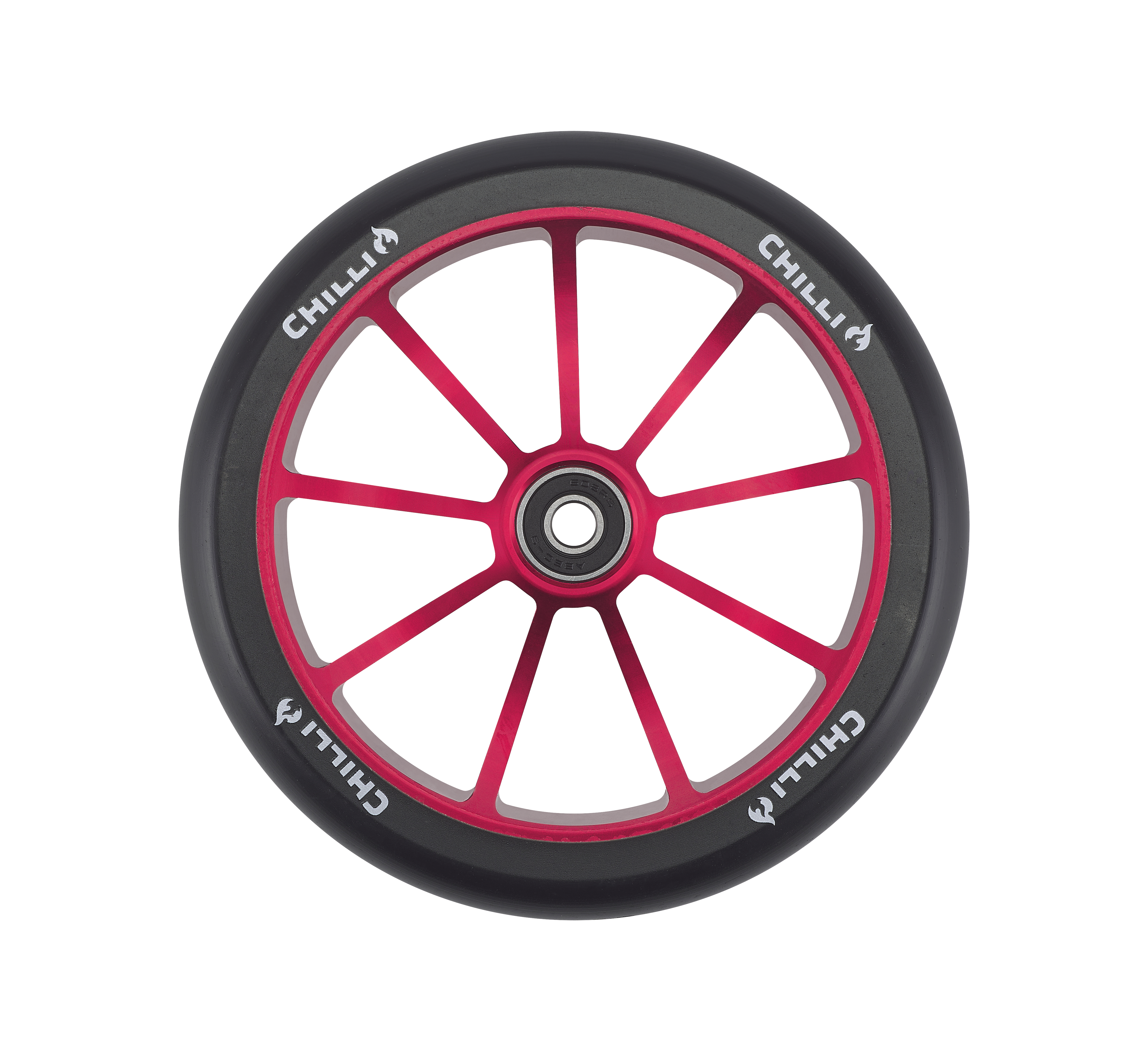 chilli-pro-scooter-wheel-wave-track-black-red-150-mm-rolle image 1