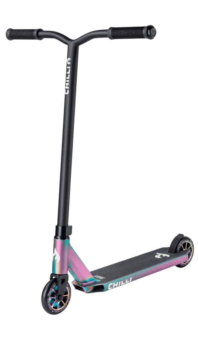 chilli-pro-scooter-rocky-matt-neochrome-stunt-scooter-komplett image 1