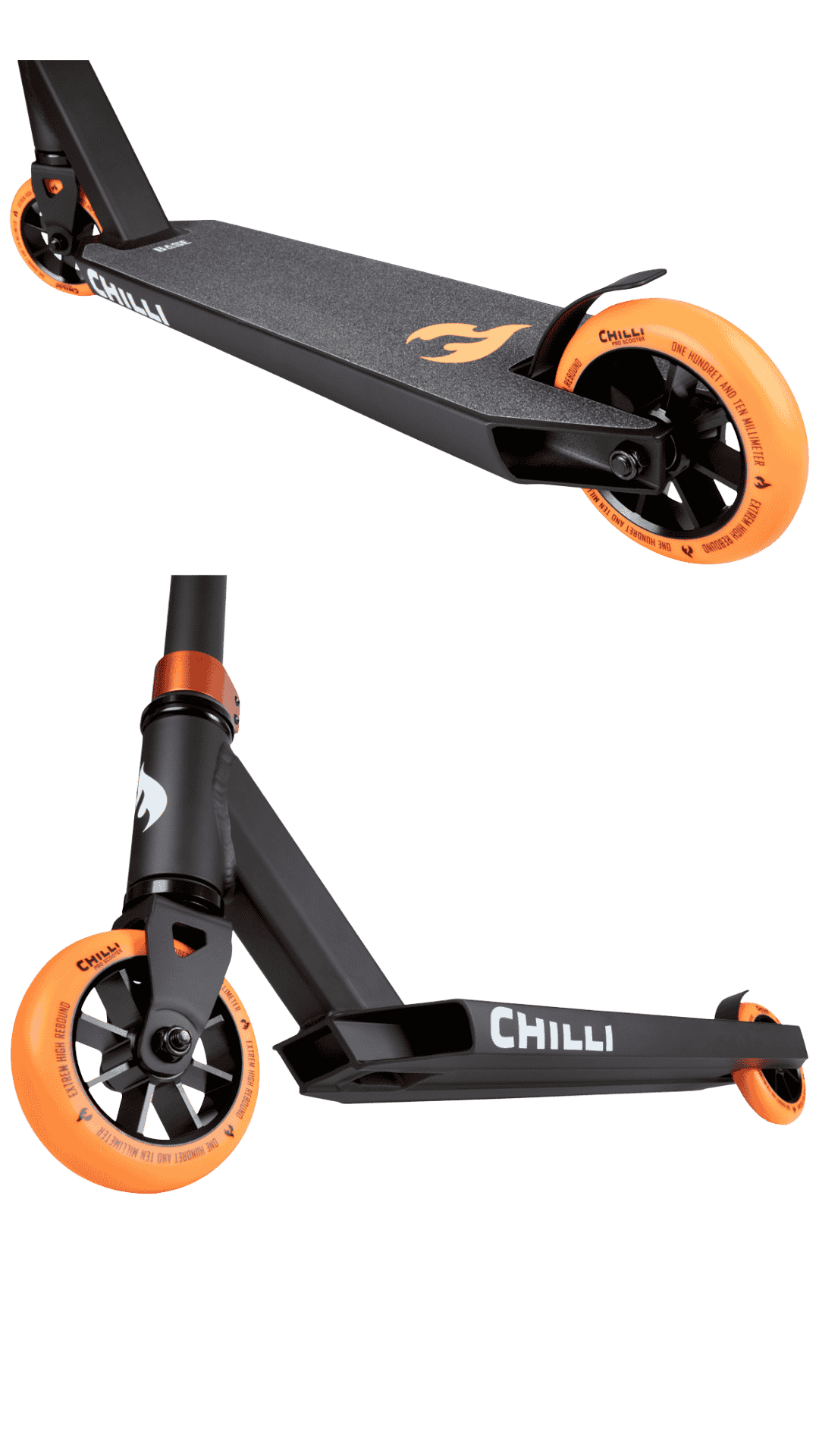 chilli-pro-scooter-base-black-orange-einsteiger-stunt-scooter image 4