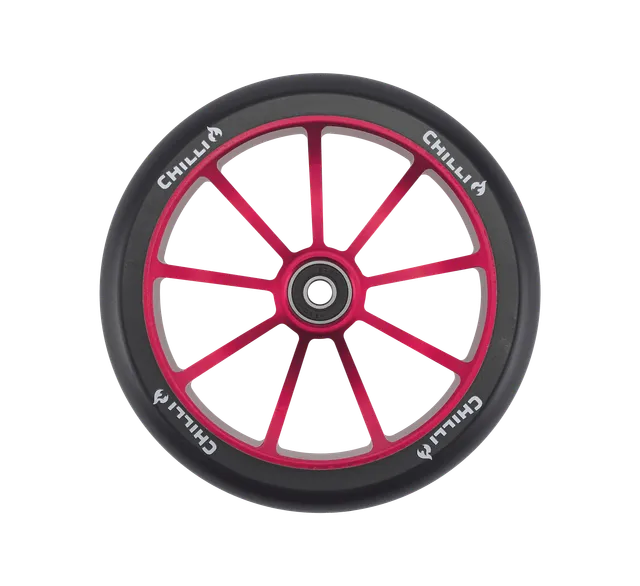 chilli-pro-scooter-wheel-wave-track-black-red-150-mm-rolle image 1