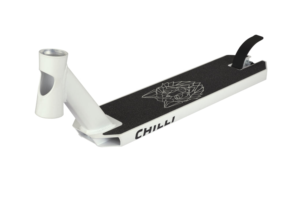 chilli-pro-scooter-deck-white-archie-cole-stunt-scooter-deck image 1