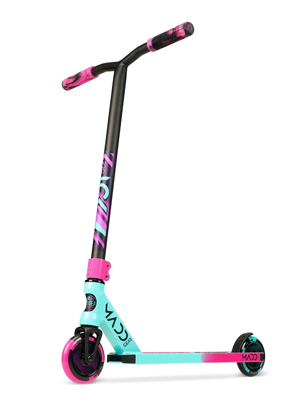 madd-gear-kick-pro-stunt-scooter-teal-pink image 6