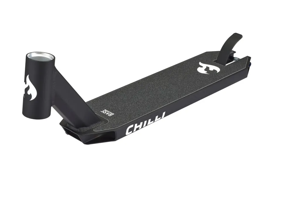 chilli-pro-scooter-base-deck-black-stunt-scooter-deck-inkl-achse image 1