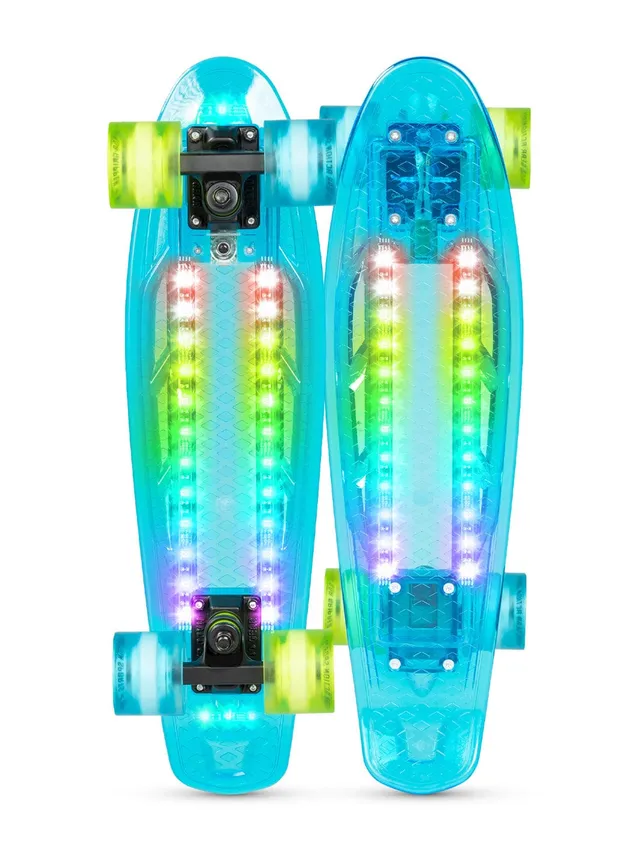 madd-gear-22-retro-skateboard-mit-led-blau image 1