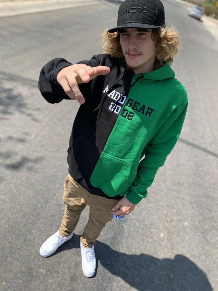 madd-gear-mg-split-hoodie-black-green image 2
