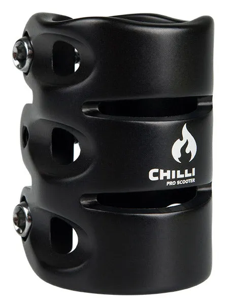 chilli-pro-scooter-clamp-black-hic-3-bolt-klemme-31-9mm-reaper image 1