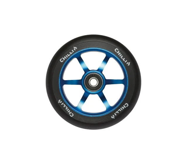 chilli-pro-scooter-wheel-blue-110mm-rolle-f-r-4000-base-rocky image 1