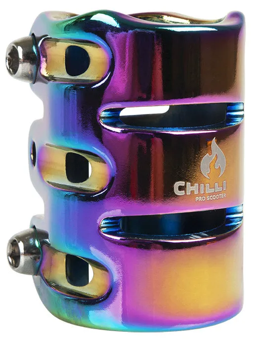 chilli-pro-scooter-clamp-neochrome-3-bolt-hic-reaper image 1